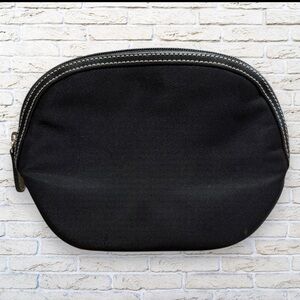 MAXX New York Black Cosmetic / Cord / Pen or Pencil Bag